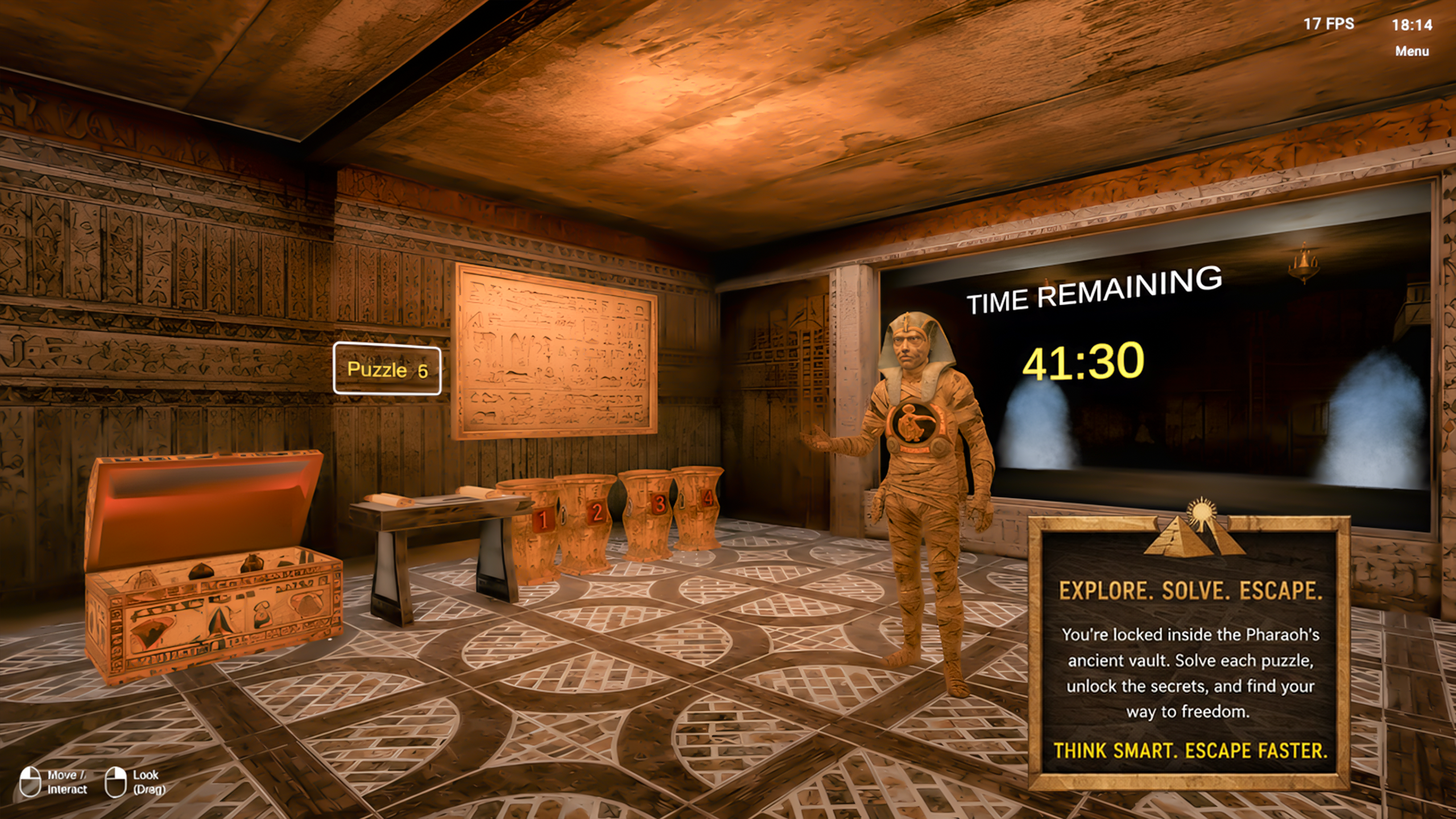 Pharaoh's Vault Escape Room - Play